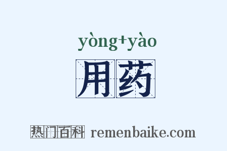 用药是什么意思的图片